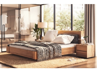 łóżko bukowe BEN_LIFT Mbox w kolorze DA